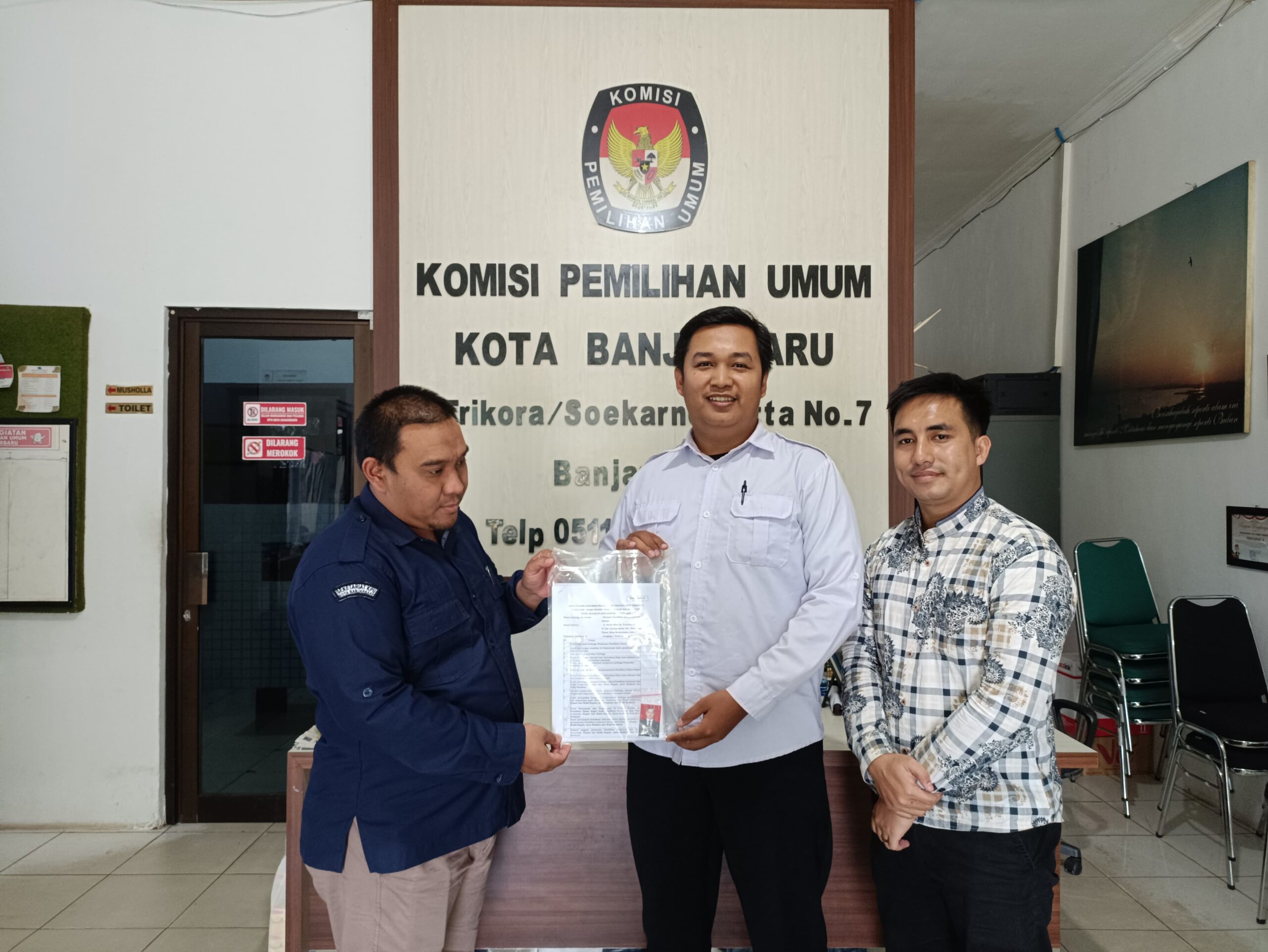 Perisai Demokrasi Bangsa Daftarkan Diri Sebagai Pemantau PSU Pilwali Banjarbaru