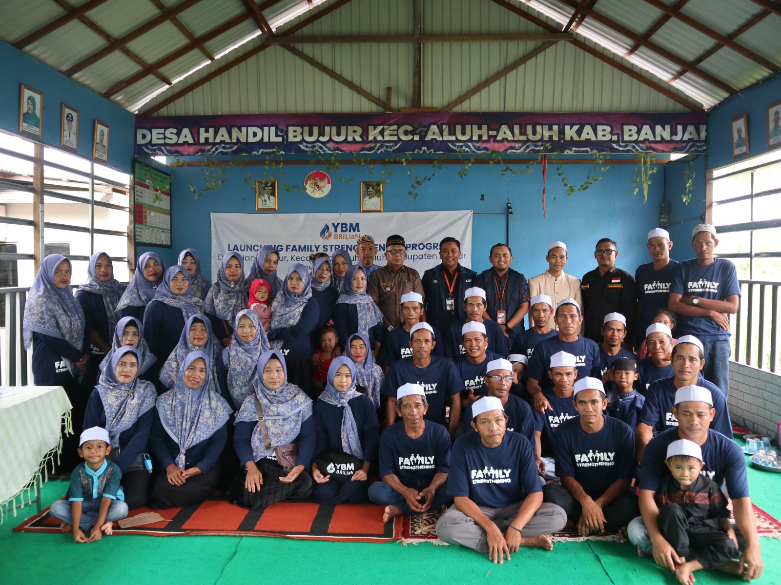 Launching Family Strengthening Program di Desa Handil Bujur.
