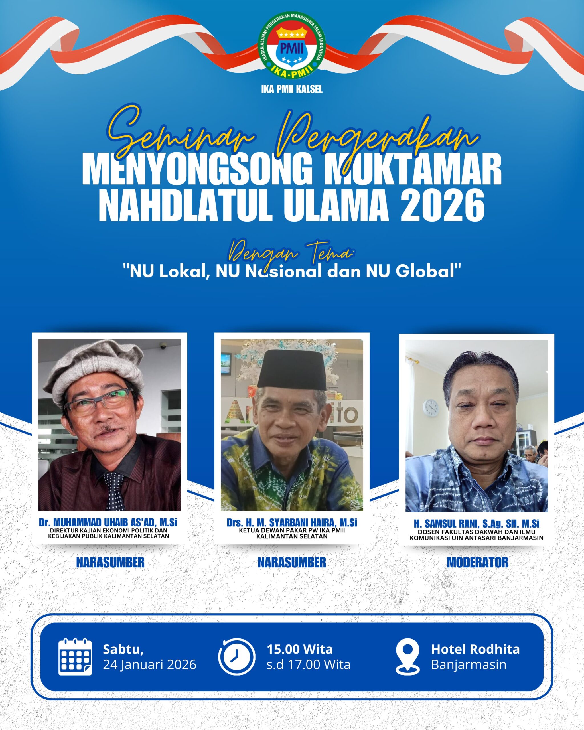 ALUMNI PMII ADAKAH SEMINAR,  BAHAS MASA DEPAN NU