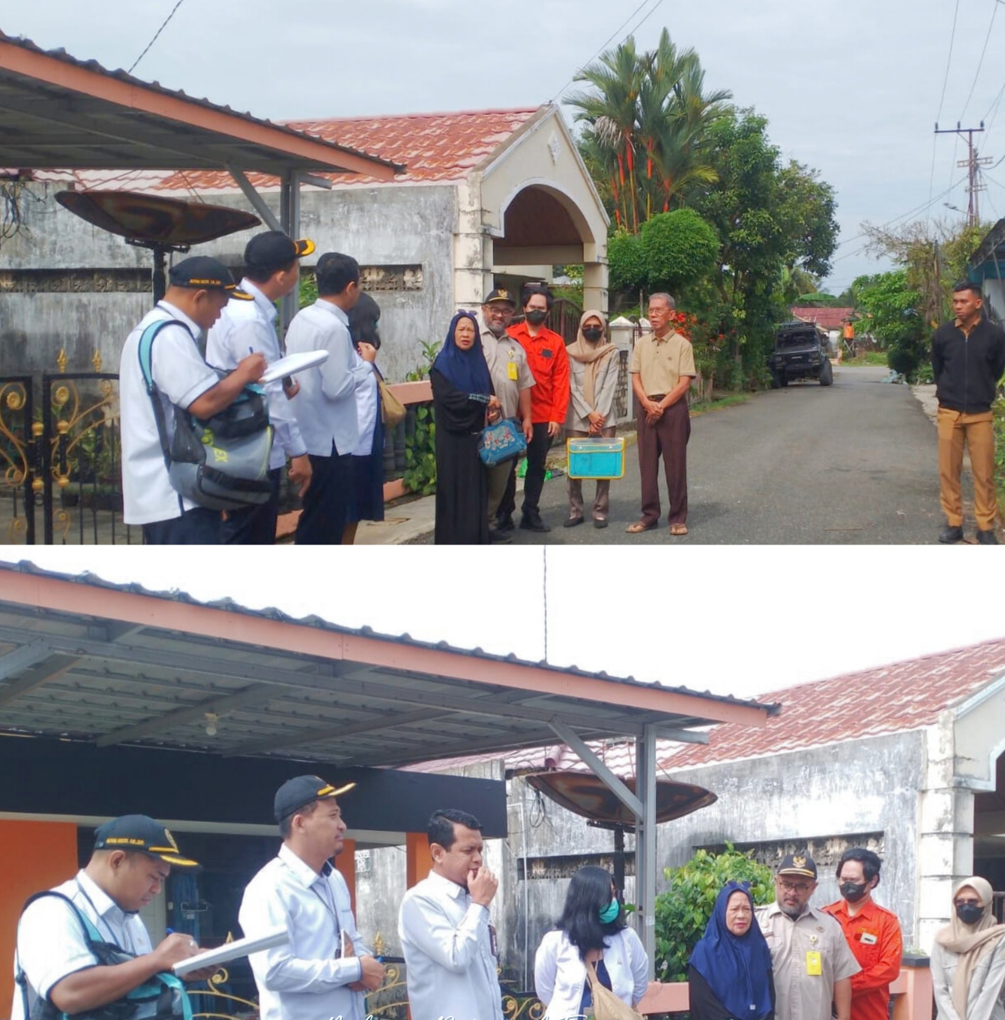 Sinergi Kantah Tabalong dan PN Tanjung dalam Pemeriksaan Setempat Perkara Pertanahan