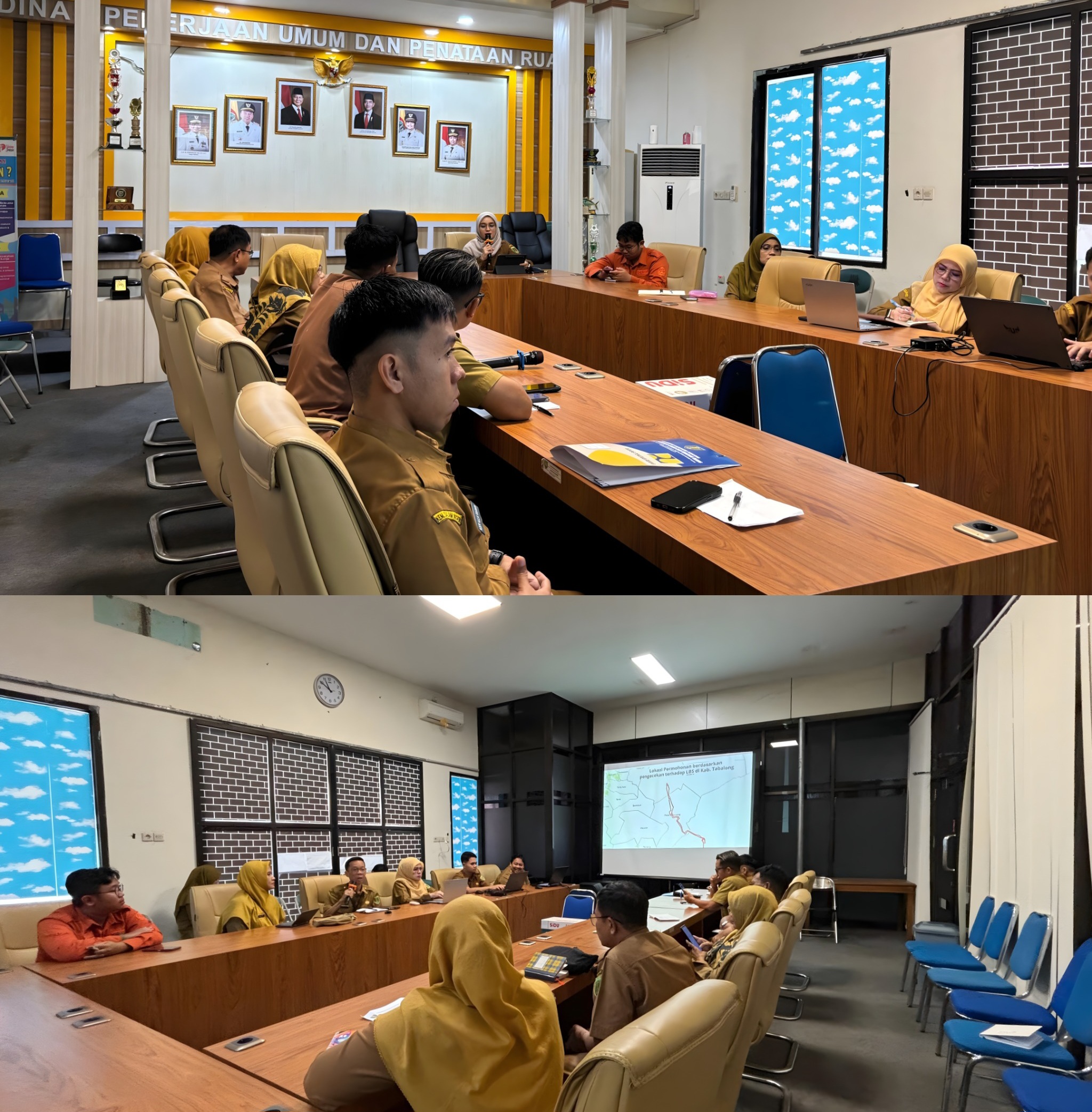 Sinergi Tata Ruang, Kantah Tabalong dan Dinas PUPR Bahas Kesesuaian Kegiatan Pemanfaatan Ruang Berusaha Sinergi Tata Ruang, Kantah Tabalong dan Dinas PUPR Bahas Kesesuaian Kegiatan Pemanfaatan Ruang Berusaha