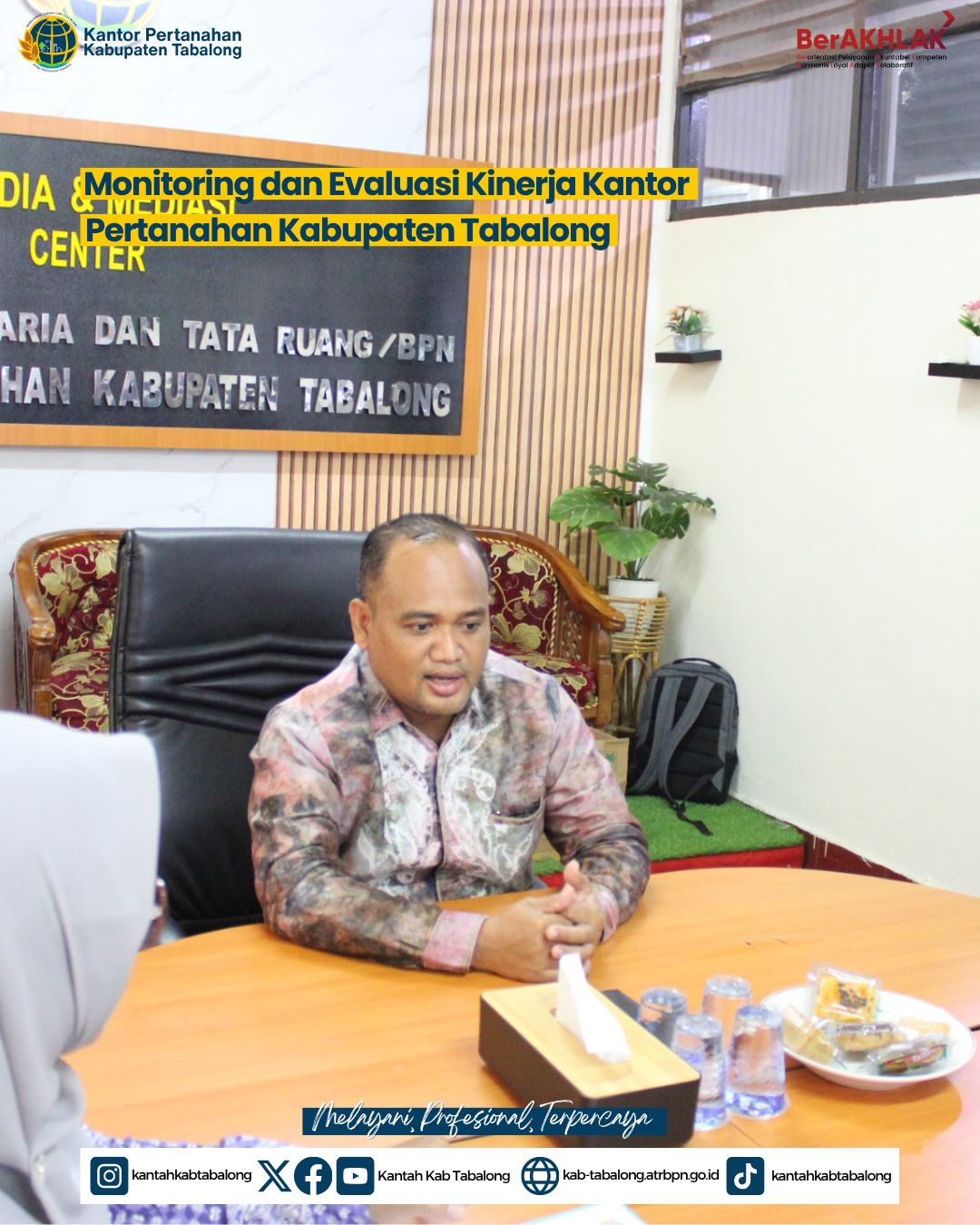 Evaluasi Kinerja untuk Pelayanan Prima: Kantah Tabalong Lakukan Monitoring dan Evaluasi demi Tata Kelola Pertanahan yang Tertib & Akuntabel