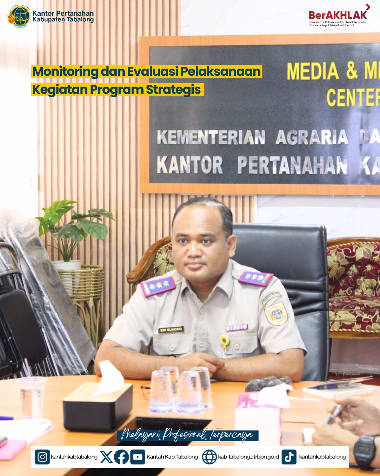 Kendalikan & Nilai Kinerja: Kantah Tabalong Laksanakan Monev Program Strategis untuk Optimalisasi Pelaksanaan Kegiatan