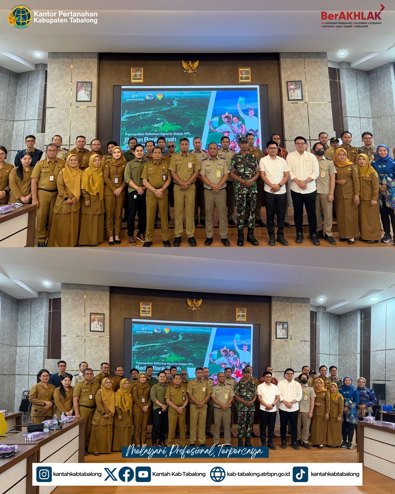 Perkuat Kolaborasi! Kantah Tabalong Gelar Koordinasi Kegiatan Reforma Agraria pada Tanah HPL Badan Bank Tanah Demi Manfaat Masyarakat