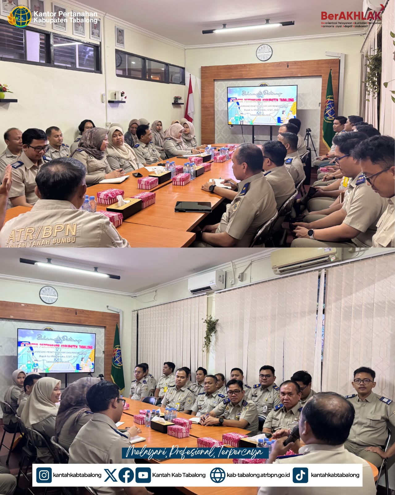 Koordinasi Teknis di Kantah Tabalong: Identifikasi Hambatan PTSL KW 4-6 serta Percepatan Sertipikasi Tanah Wakaf