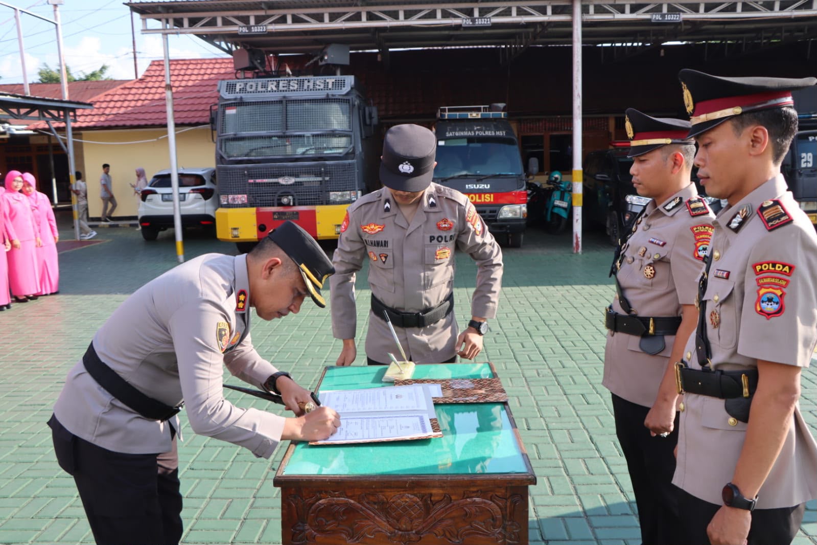 AKP Legiyo Resmi Jabat Kasat Intelkam Polres HST