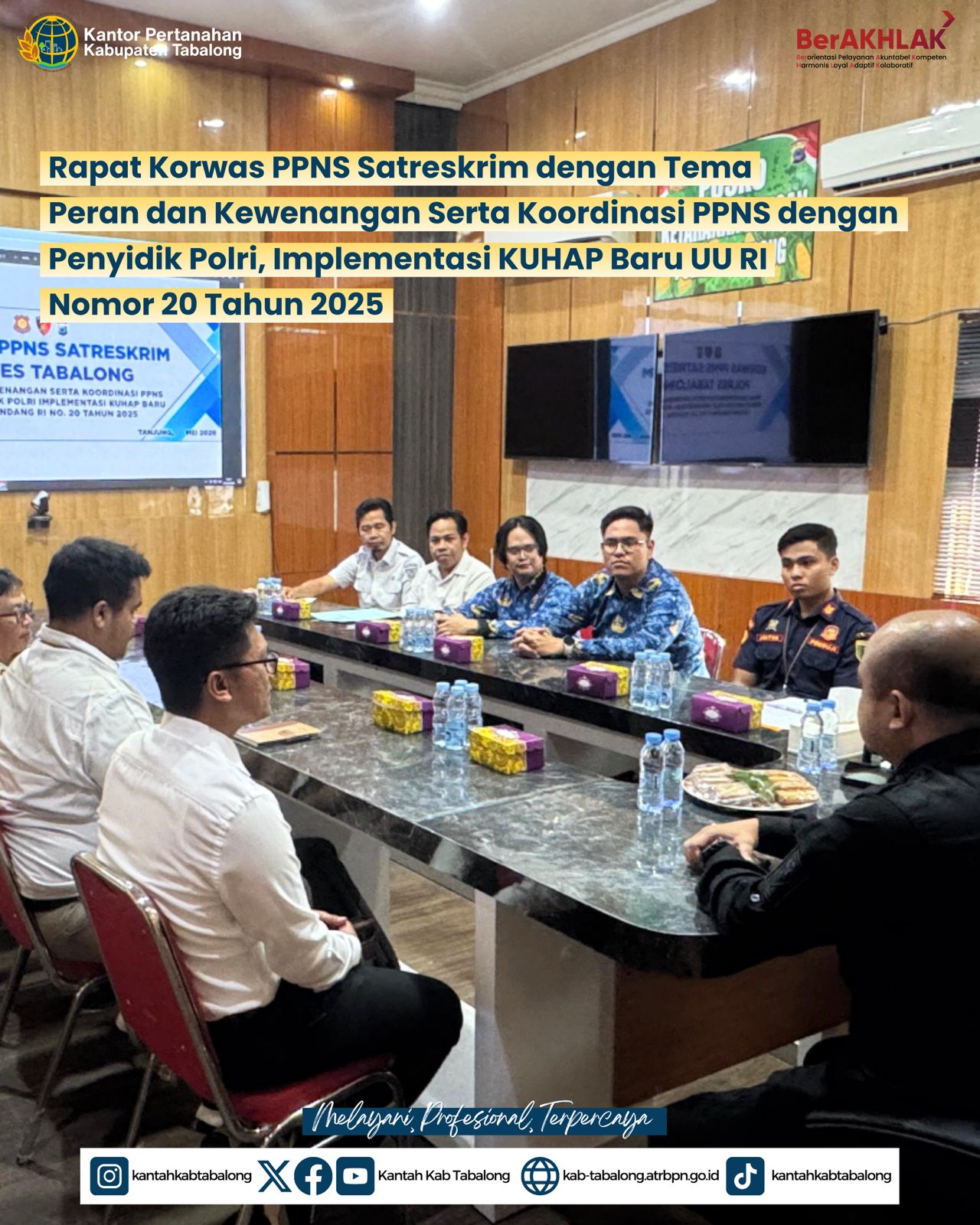 Rapat Korwas PPNS Satreskrim: Sinergi PPNS dan Penyidik Polri dalam Implementasi KUHAP Baru UU No. 20 Tahun 2025