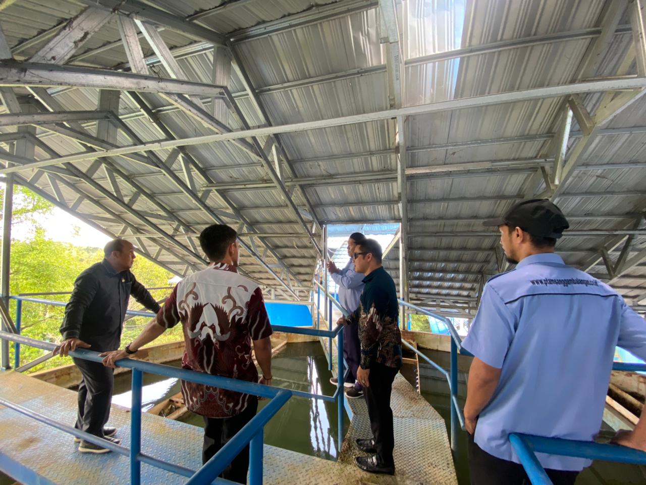Layanan Air Sering Macet, Komisi III DPRD Balangan Sidak Instalasi PT AMS Layanan Air Sering Macet, Komisi III DPRD Balangan Sidak Instalasi PT AMS