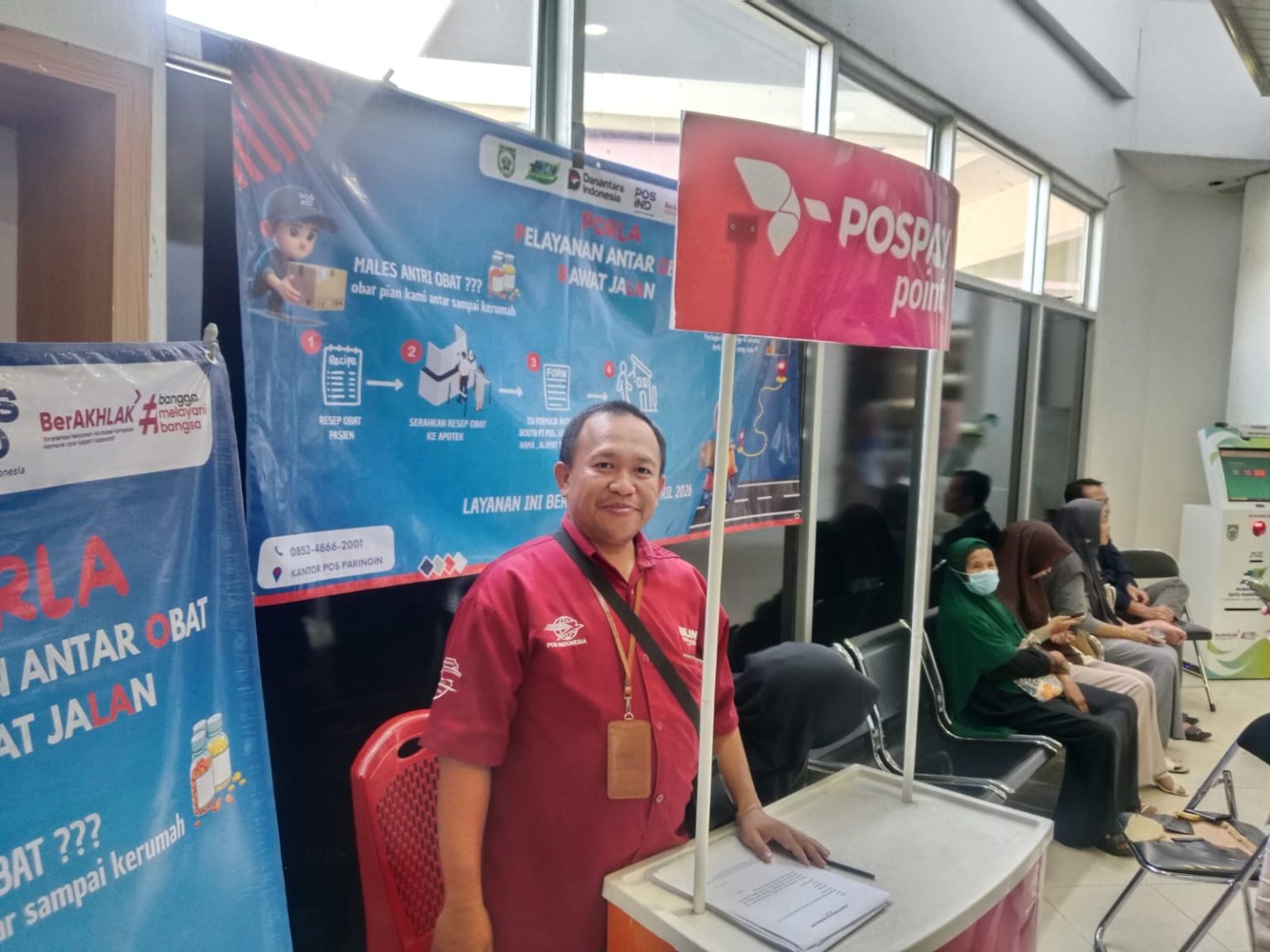 RSDKH Balangan Gandeng Kantor Pos Paringin Hadirkan Layanan Antar Obat Rawat Jalan