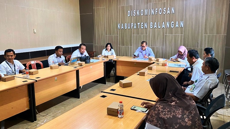 Diskominfosan Balangan Matangkan Pengelolaan Informasi Publik dan Kemitraan Media 2026