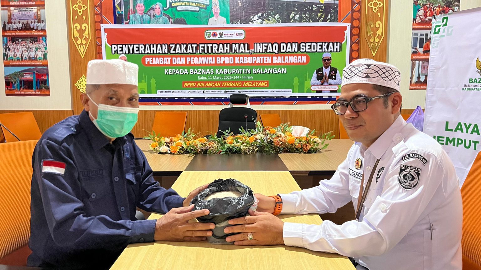 BPBD Balangan Salurkan Zakat Fitrah ke Baznas, Dorong Penyaluran Lebih Terorganisir BPBD Balangan Salurkan Zakat Fitrah ke Baznas, Dorong Penyaluran Lebih Terorganisir