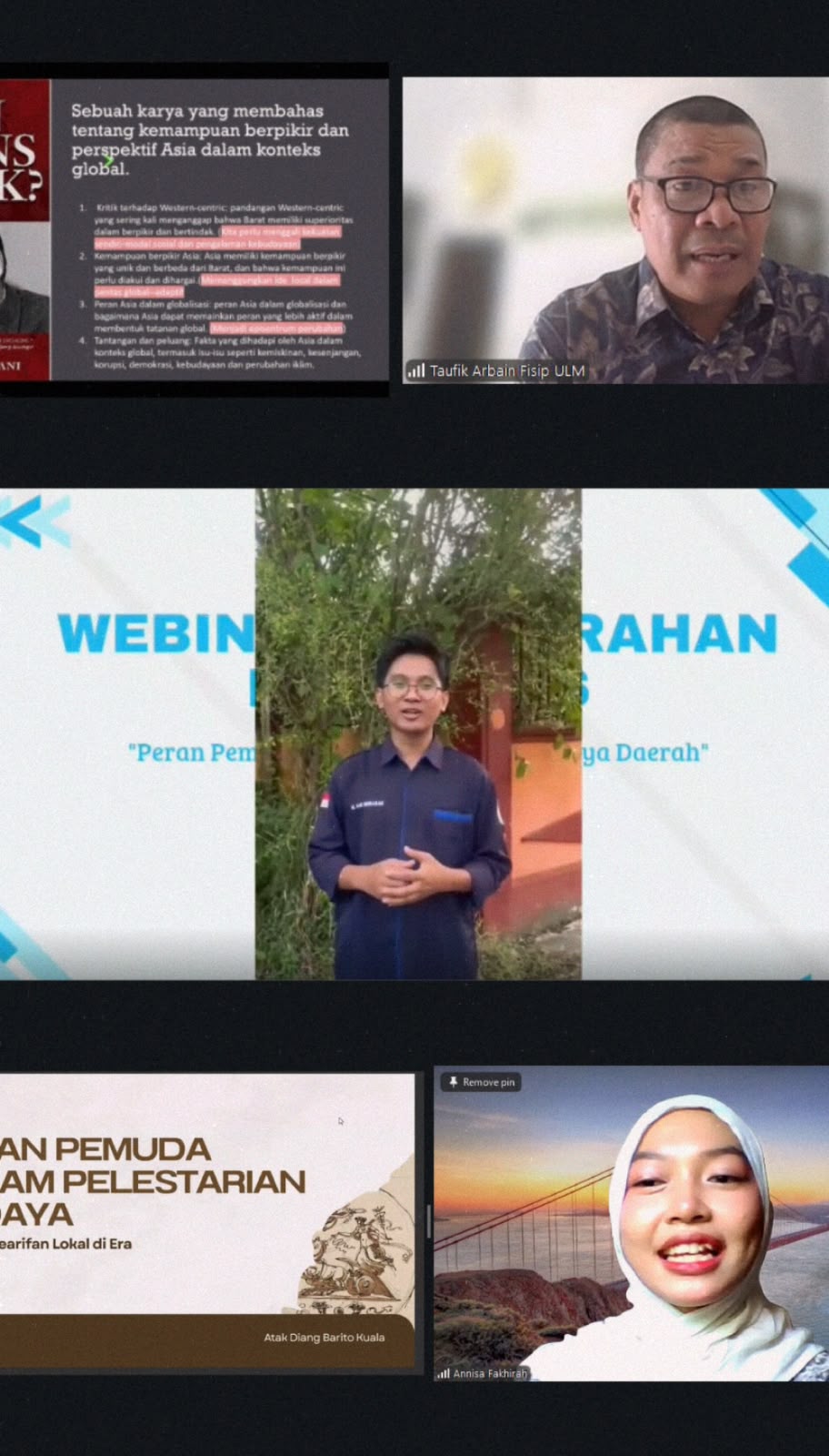 KMKB Gelar Webinar Kedaerahan, Dorong Peran Pemuda dalam Pelestarian Budaya Daerah KMKB Gelar Webinar Kedaerahan, Dorong Peran Pemuda dalam Pelestarian Budaya Daerah