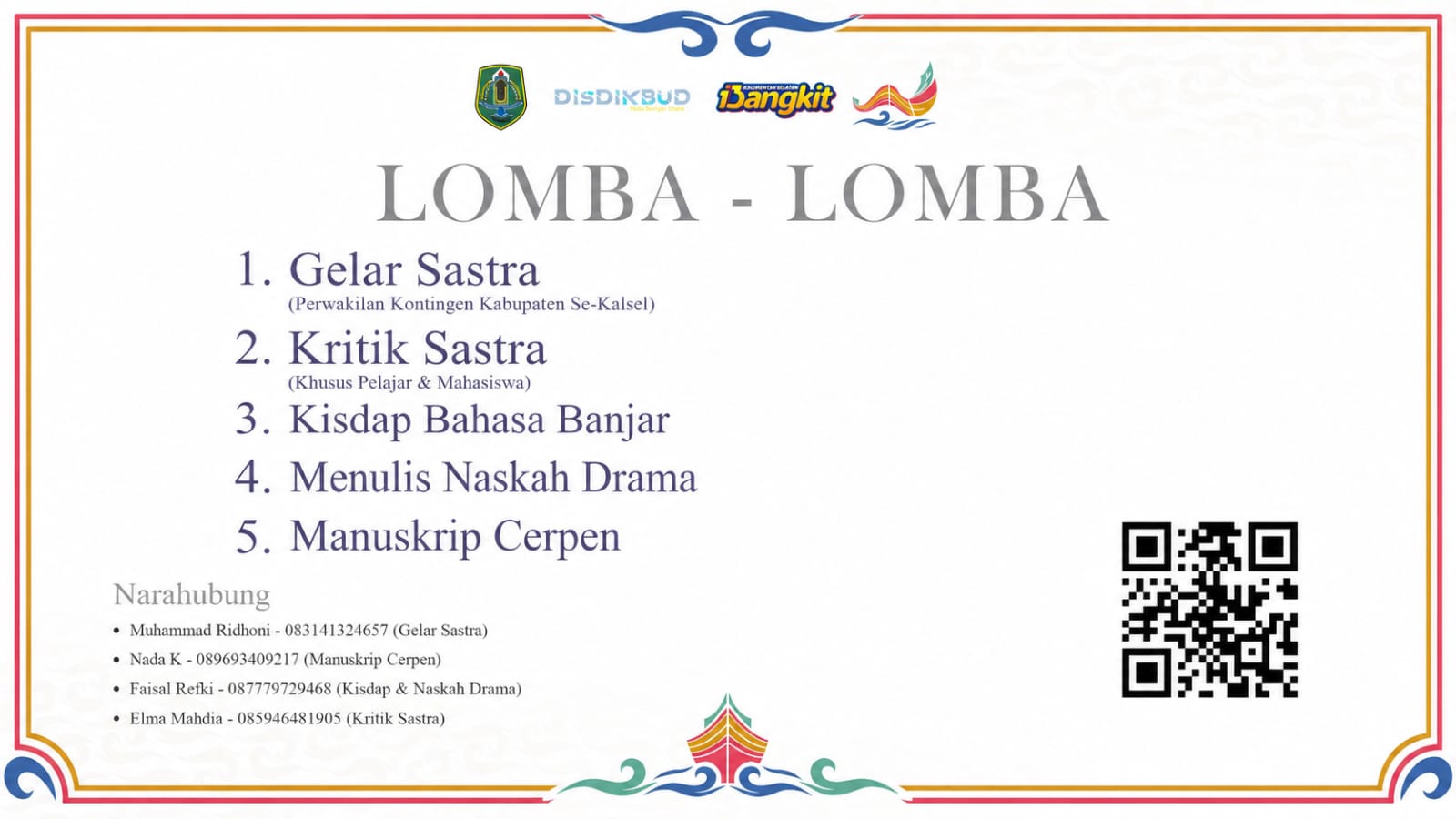 HSU Bersiap! Daftar Cabang Lomba ASKS 2026 Resmi Dirilis Panitia HSU Bersiap! Daftar Cabang Lomba ASKS 2026 Resmi Dirilis Panitia