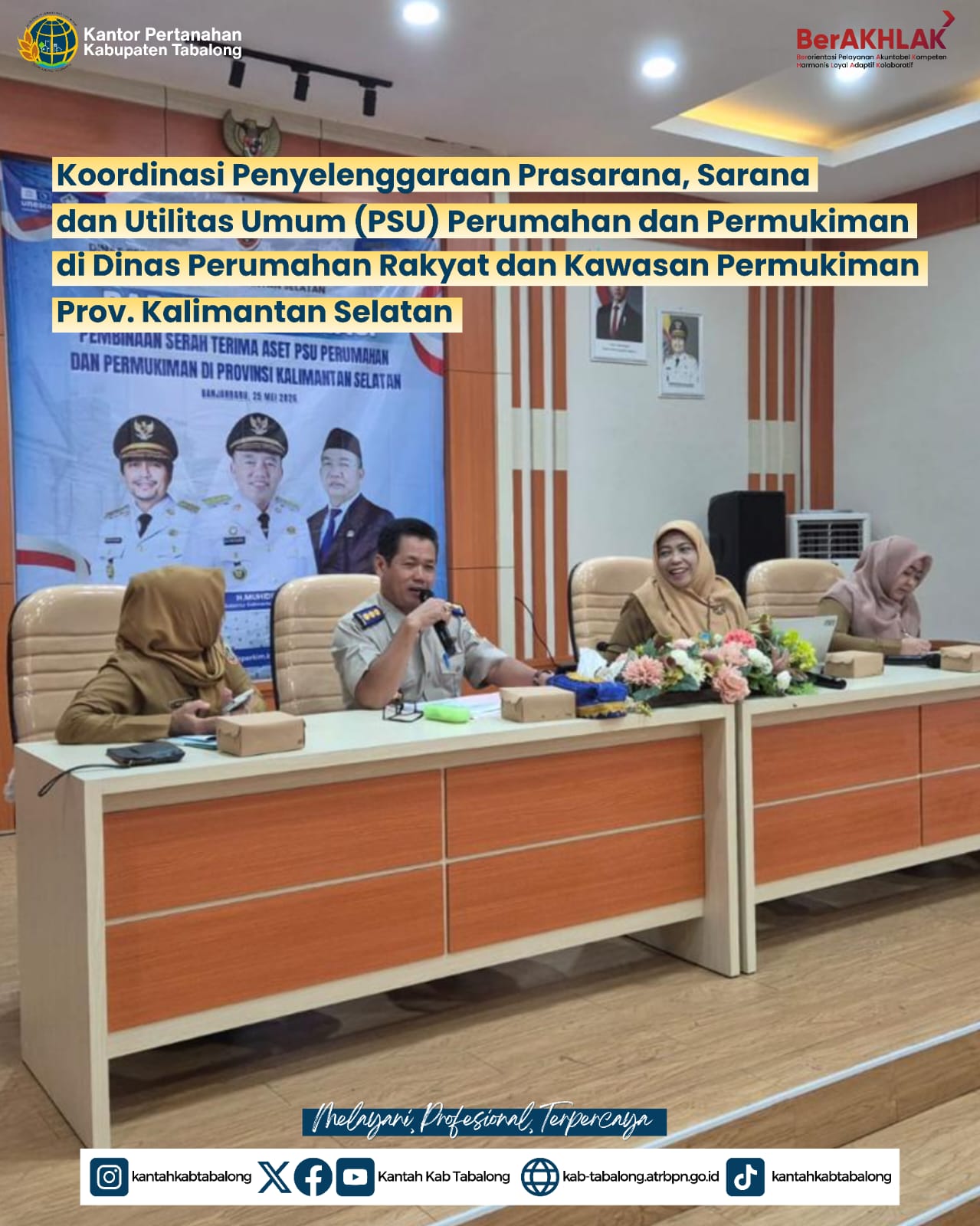 Kantah Tabalong & DISPERKIM Kalsel : Perkuat Koordinasi PSU untuk Masyarakat Kantah Tabalong & DISPERKIM Kalsel : Perkuat Koordinasi PSU untuk Masyarakat