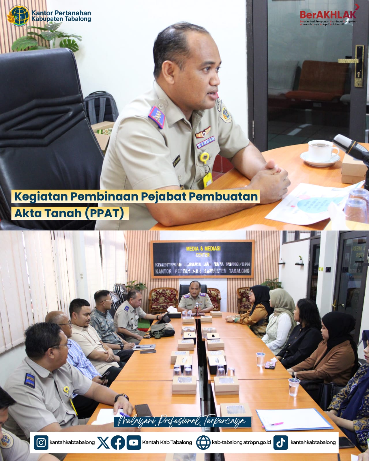 Pembinaan dan Penguatan Kompetensi PPAT di Lingkungan Kantah Tabalong