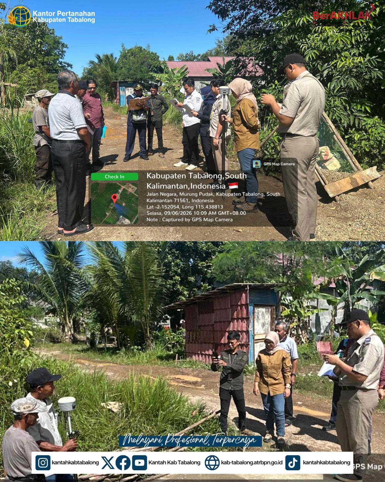 Sinergi Kantah Tabalong dan PN Tabalong dalam Pengukuran Tanah Sengketa Sinergi Kantah Tabalong dan PN Tabalong dalam Pengukuran Tanah Sengketa