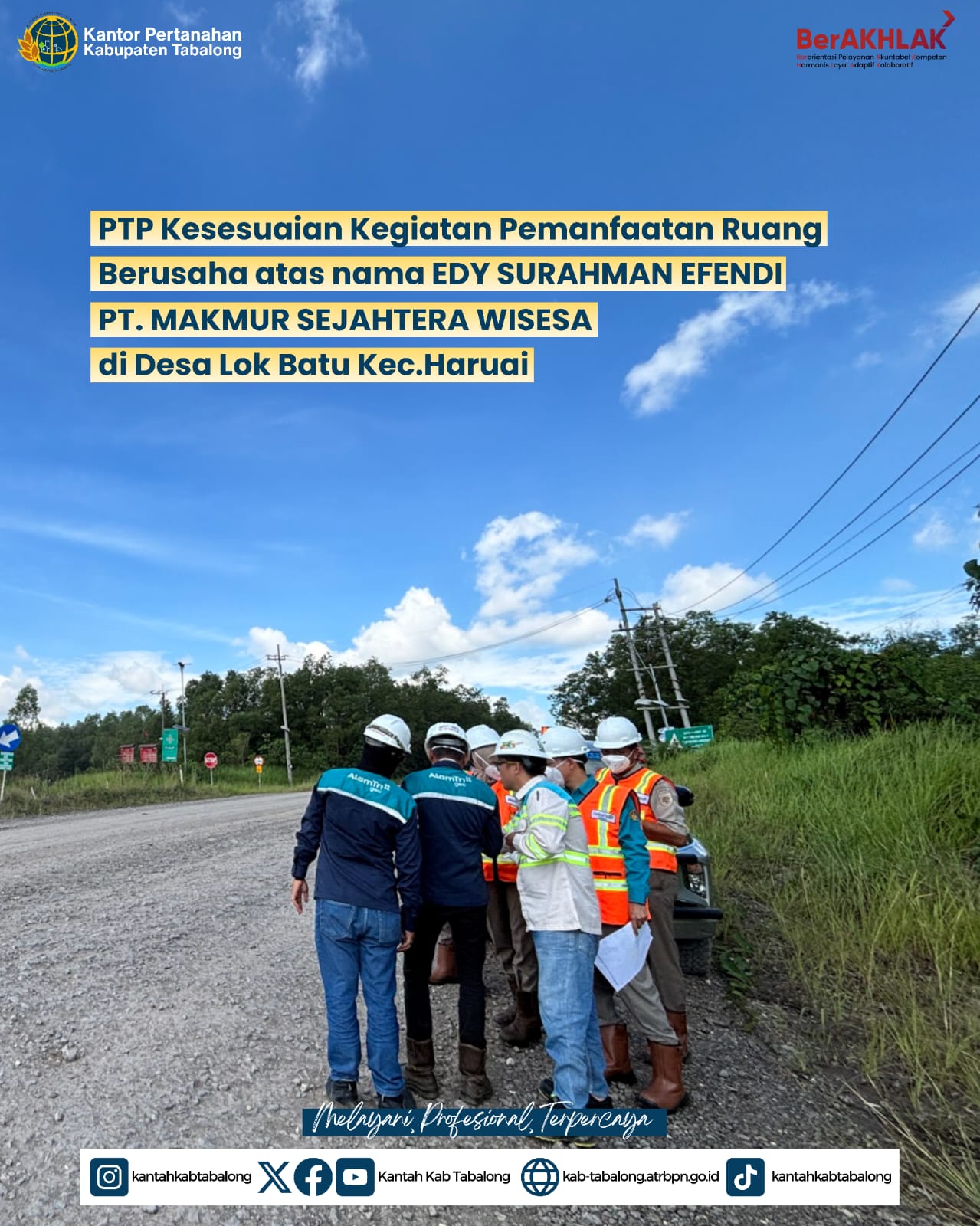 Pengecekan PTP Usaha Edy Surahman Efendi: Pastikan Kesesuaian dengan Tata Ruang Pengecekan PTP Usaha Edy Surahman Efendi: Pastikan Kesesuaian dengan Tata Ruang