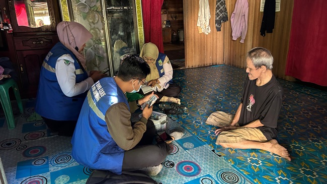 Program Home Care Dinkes Balangan Tingkatkan Akses Layanan Kesehatan Warga
