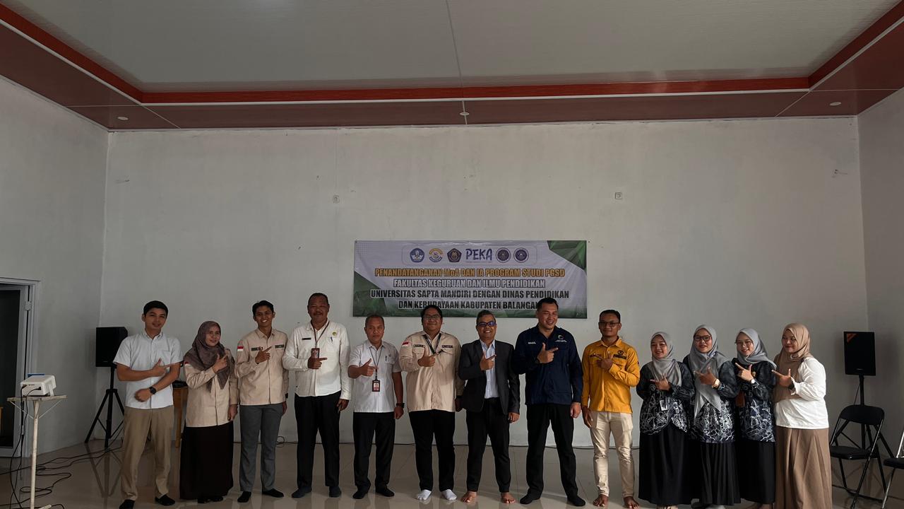 FKIP Universitas Sapta Mandiri Jalin Kerja Sama Strategis dengan Disdikbud Balangan