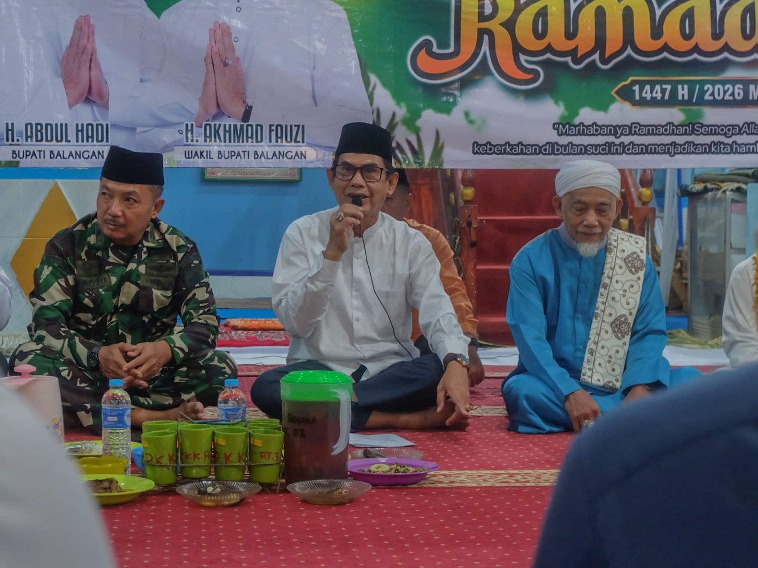 Pemkab Balangan Gelar Safari Ramadan di Desa Bihara, Serahkan 50 Al-Qur’an untuk Masjid Darul Ma’bud