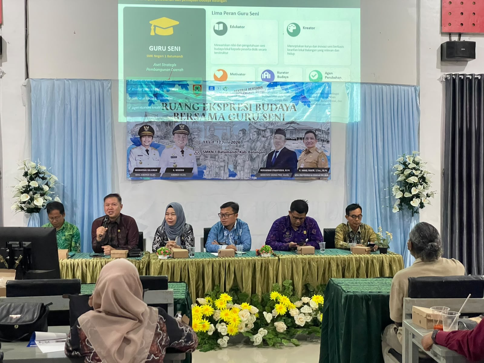 Wakil Ketua II DPRD Balangan Tekankan Sinergi Pelestarian Seni Budaya di Ruang Ekspresi Budaya