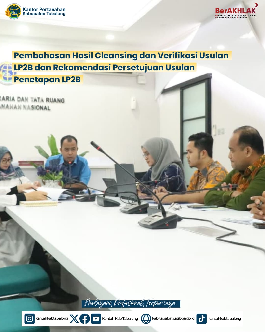 Wujudkan Ketahanan Pangan, Pemkab Tabalong dan ATR/BPN Bahas Verifikasi LP2B Wujudkan Ketahanan Pangan, Pemkab Tabalong dan ATR/BPN Bahas Verifikasi LP2B