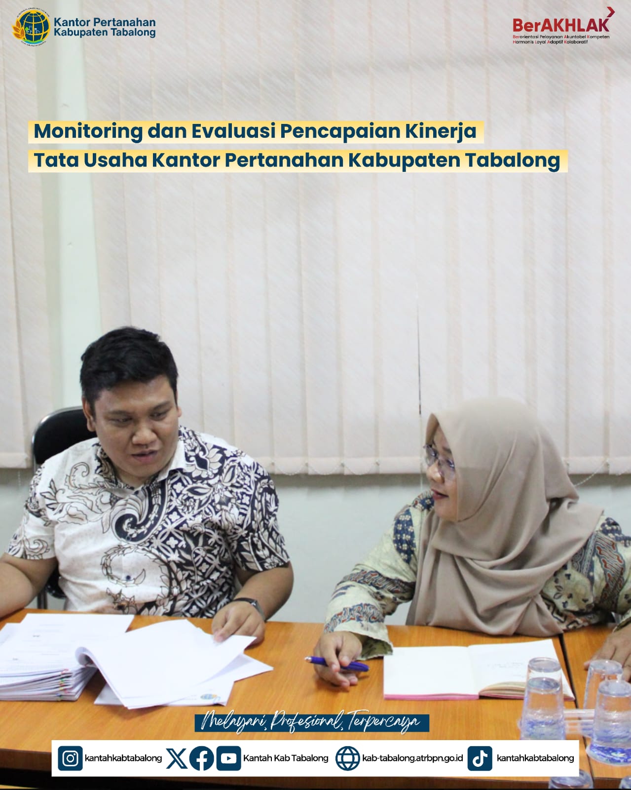 Optimalisasi Tata Kelola Administrasi, Kantah Tabalong Laksanakan Monev Pencapaian Kinerja Tata Usaha Optimalisasi Tata Kelola Administrasi, Kantah Tabalong Laksanakan Monev Pencapaian Kinerja Tata Usaha