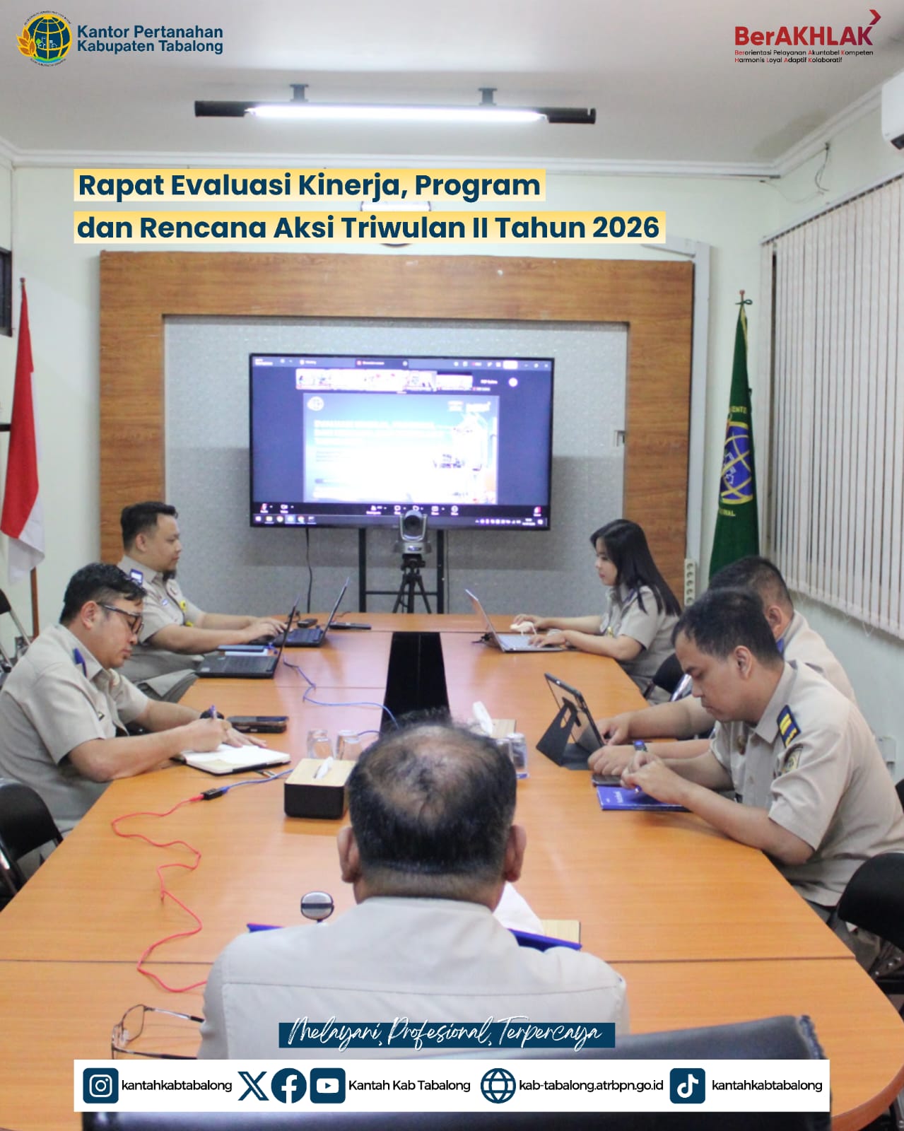 Evaluasi Capaian Kinerja Triwulan II, Kantah Tabalong Susun Langkah Strategis untuk Periode Selanjutnya Evaluasi Capaian Kinerja Triwulan II, Kantah Tabalong Susun Langkah Strategis untuk Periode Selanjutnya
