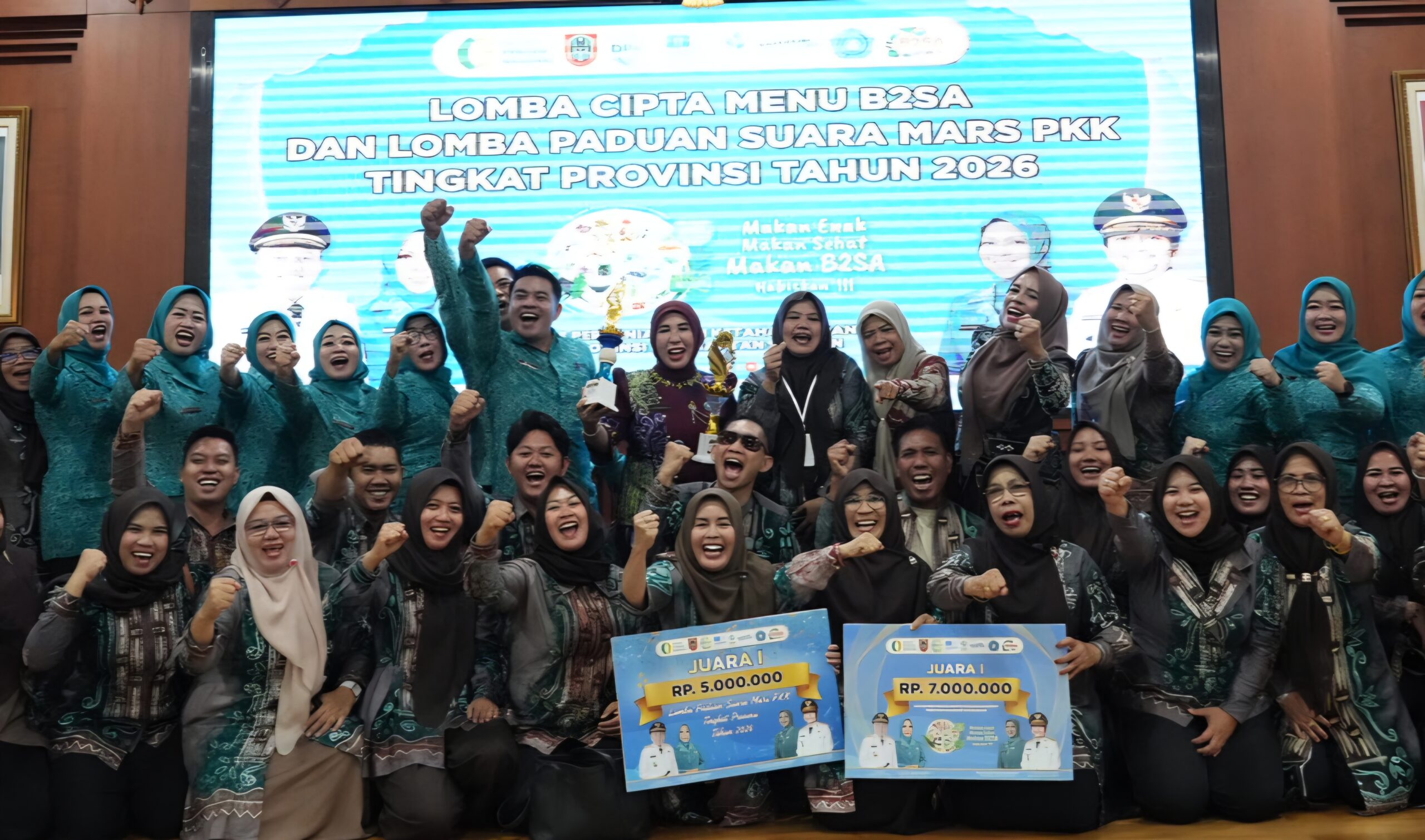Kabupaten Balangan Sapu Bersih Dua Juara Lomba PKK Tingkat Provinsi Kalimantan Selatan Kabupaten Balangan Sapu Bersih Dua Juara Lomba PKK Tingkat Provinsi Kalimantan Selatan