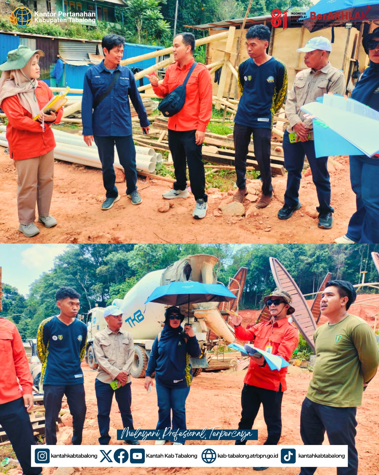 Pemeriksaan Lapang Panitia A dalam Rangka Permohonan SK Hak Pakai atas Tanah Aset Pemerintah Kabupaten Tabalong di Kecamatan Jaro Pemeriksaan Lapang Panitia A dalam Rangka Permohonan SK Hak Pakai atas Tanah Aset Pemerintah Kabupaten Tabalong di Kecamatan Jaro