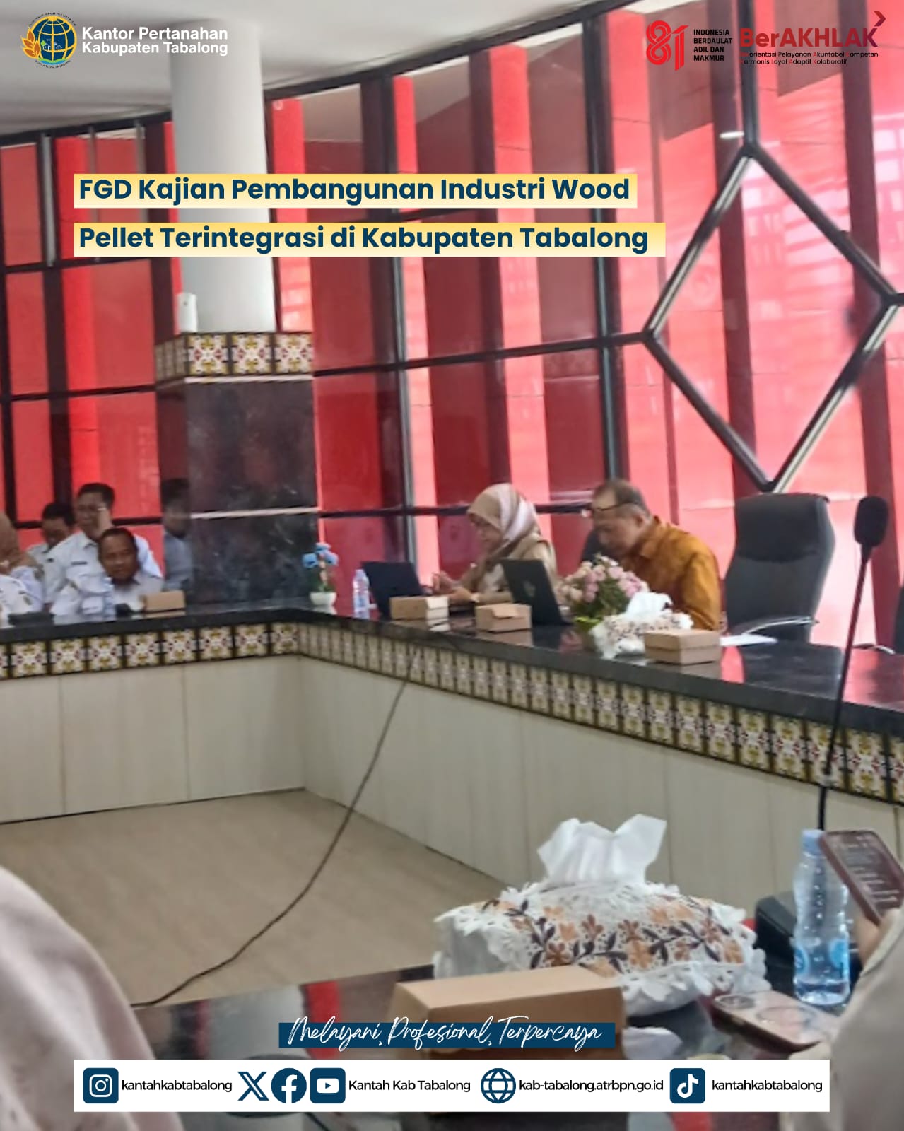 FGD Kajian Pembangunan Industri Wood Pellet Terintegrasi di Kabupaten Tabalong FGD Kajian Pembangunan Industri Wood Pellet Terintegrasi di Kabupaten Tabalong