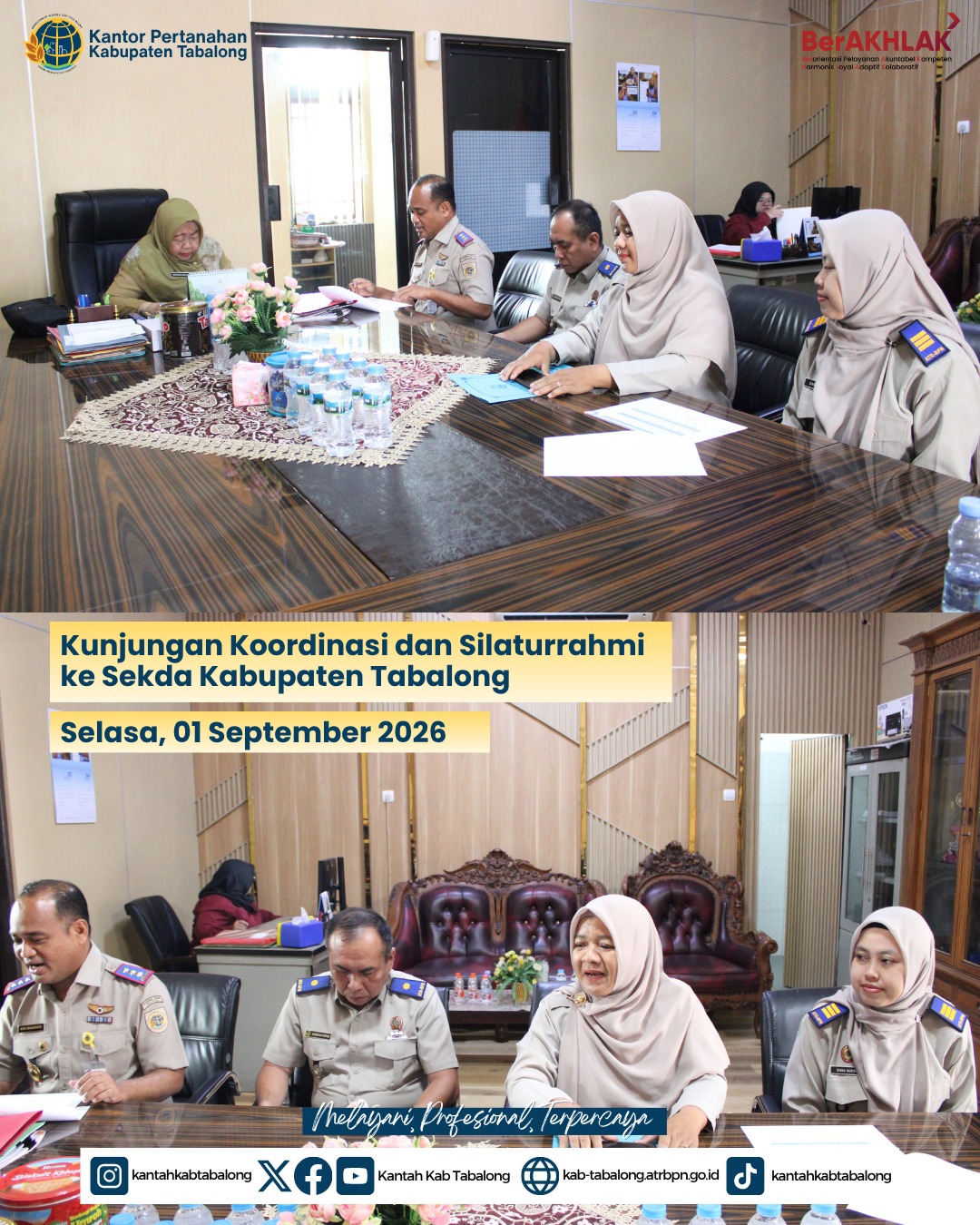 Gelar Pertemuan dengan Sekda, Kantah Tabalong Dorong Kolaborasi Strategis Pertanahan Gelar Pertemuan dengan Sekda, Kantah Tabalong Dorong Kolaborasi Strategis Pertanahan