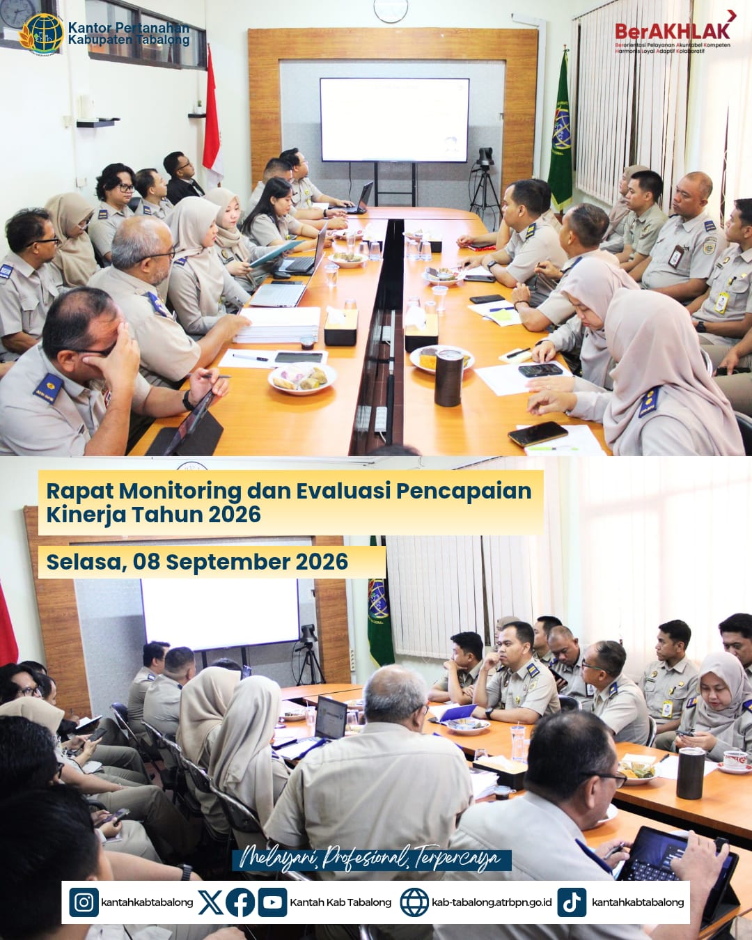 Optimalkan Capaian Target, Kantah Tabalong Gelar Rapat Monitoring dan Evaluasi Kinerja 2026 Optimalkan Capaian Target, Kantah Tabalong Gelar Rapat Monitoring dan Evaluasi Kinerja 2026