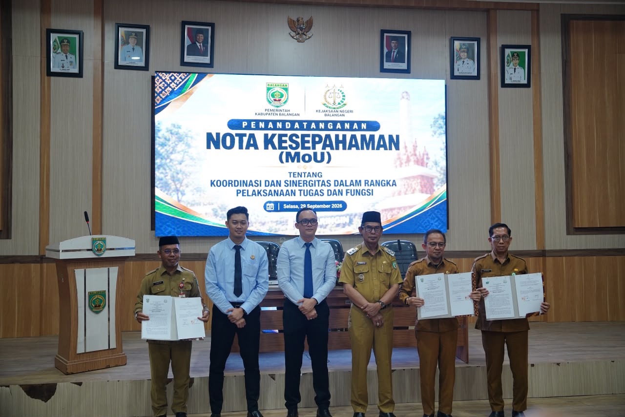 Pemkab Balangan dan Kejari Perkuat Sinergi di Bidang Hukum Perdata dan TUN Pemkab Balangan dan Kejari Perkuat Sinergi di Bidang Hukum Perdata dan TUN