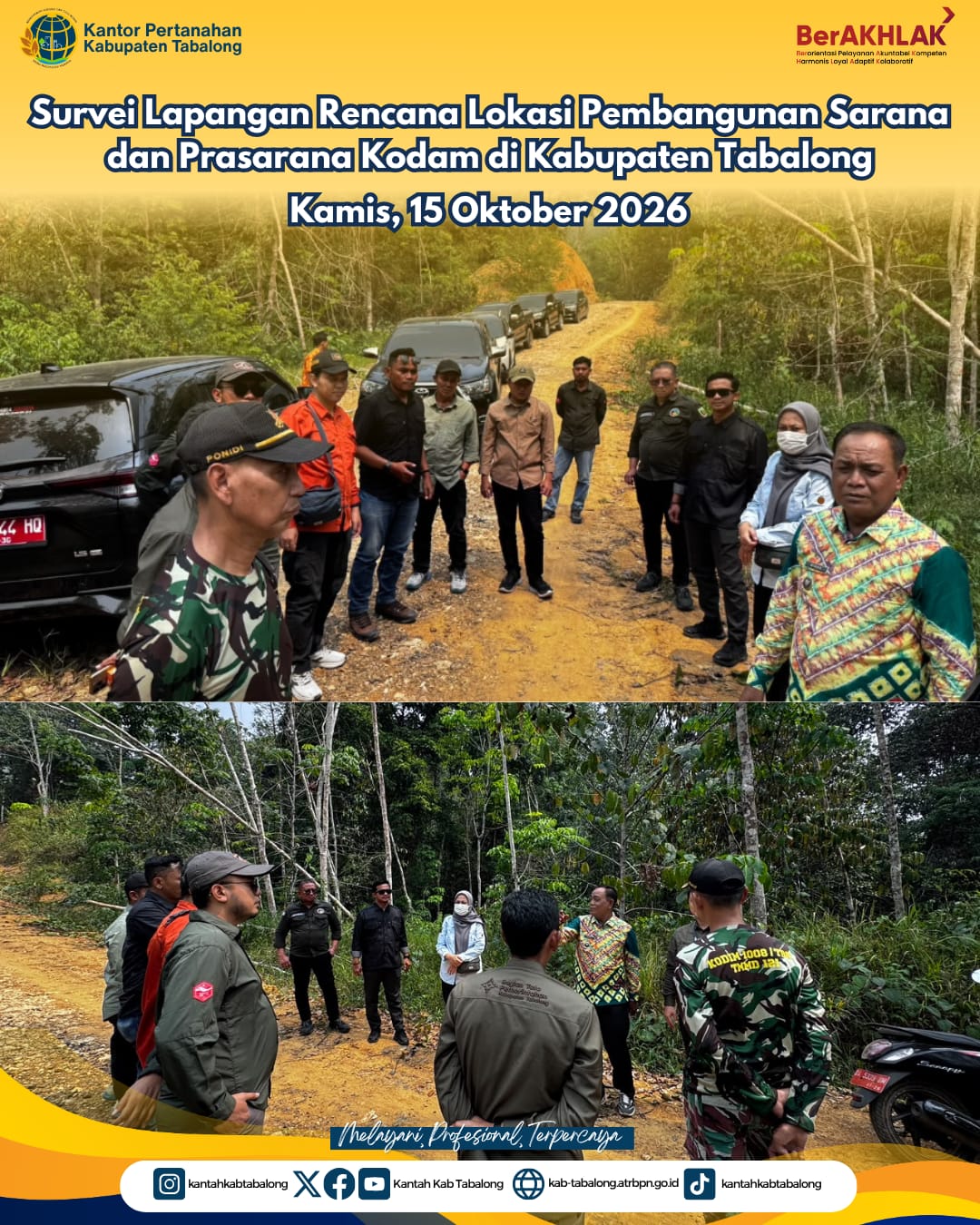 Pastikan Kesesuaian Lokasi, Jajaran Kantah Tabalong Bersama SKPD Terkait Laksanakan Survei Lapangan Pastikan Kesesuaian Lokasi, Jajaran Kantah Tabalong Bersama SKPD Terkait Laksanakan Survei Lapangan