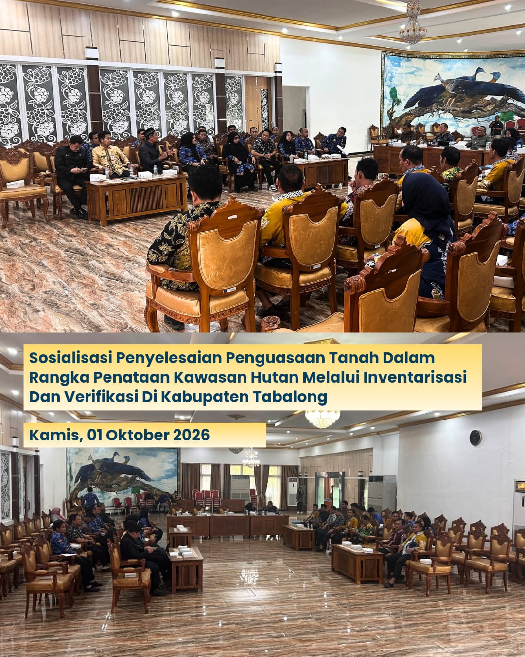 Beri Kepastian Hukum Masyarakat, Kantah Tabalong Gelar Sosialisasi Penyelesaian Penguasaan Tanah Kawasan Hutan Beri Kepastian Hukum Masyarakat, Kantah Tabalong Gelar Sosialisasi Penyelesaian Penguasaan Tanah Kawasan Hutan