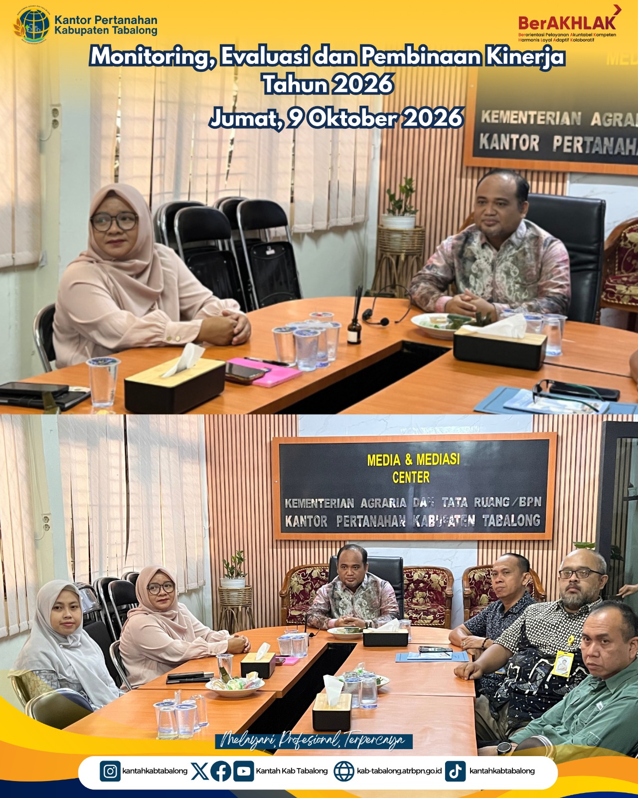 Optimalkan Program Kerja 2026, Kantah Tabalong Gelar Monitoring, Evaluasi, dan Pembinaan Kinerja Optimalkan Program Kerja 2026, Kantah Tabalong Gelar Monitoring, Evaluasi, dan Pembinaan Kinerja