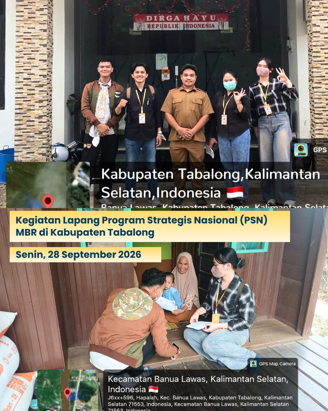 Kantah Tabalong Turun Langsung Kunjungi 5 Desa Sukseskan Program PSN MBR Kantah Tabalong Turun Langsung Kunjungi 5 Desa Sukseskan Program PSN MBR